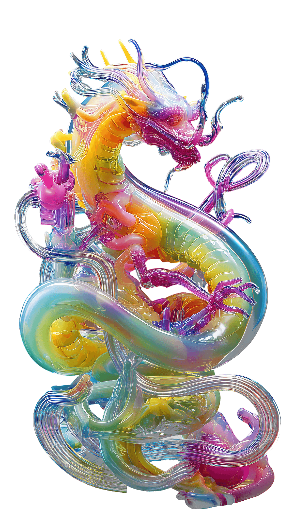 Dragon colorato