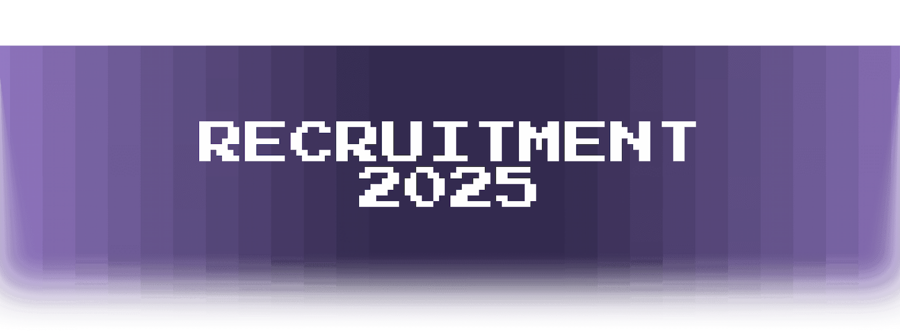 Pixel art style graphics for JEToP's 2025/2026 Recruitment campaign